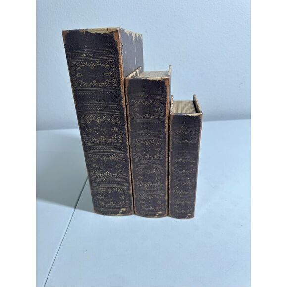 Lot of 3 Rare Vintage Antique Style Faux Safe Secret Book Pride and Prejudice - Picture 5 of 13